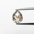 1.53ct 7.32x6.01x4.06mm Pear Double Cut 18896-16 - Misfit Diamonds