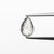 0.65ct 7.07x4.75x2.19mm Pear Rosecut 18897-17 - Misfit Diamonds