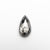 0.82ct 7.85x4.53x2.64mm Pear Double Cut 18897-26 - Misfit Diamonds
