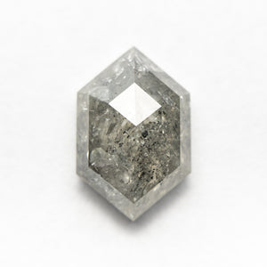 4.15ct 12.53x8.14x4.73mm Hexagon Rosecut 18899-01 - Misfit Diamonds