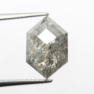4.15ct 12.53x8.14x4.73mm Hexagon Rosecut 18899-01 - Misfit Diamonds