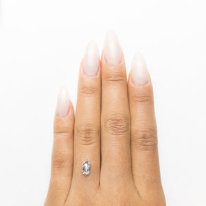 1.10ct 8.83x4.70x2.95mm Hexagon Rosecut 18899-12 - Misfit Diamonds