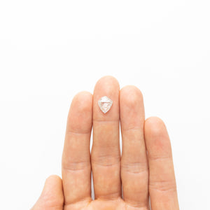 2.10ct 10.78x9.28x2.66mm Shield Rosecut 18910-04 - Misfit Diamonds