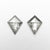 2pc 0.61cttw 6.89x5.47x1.47mm Kite Rosecut Matching Pair 18936-01 - Misfit Diamonds