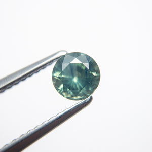 0.78ct 5.46x5.42x3.49mm Round Brilliant Sapphire 18973-31 - Misfit Diamonds