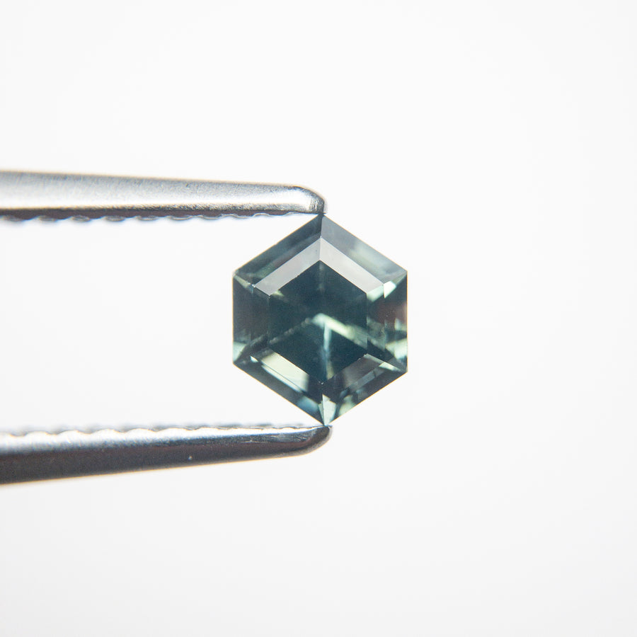 0.61ct 5.73x4.76x3.27mm Hexagon Step Cut Sapphire 18973-34 - Misfit Diamonds
