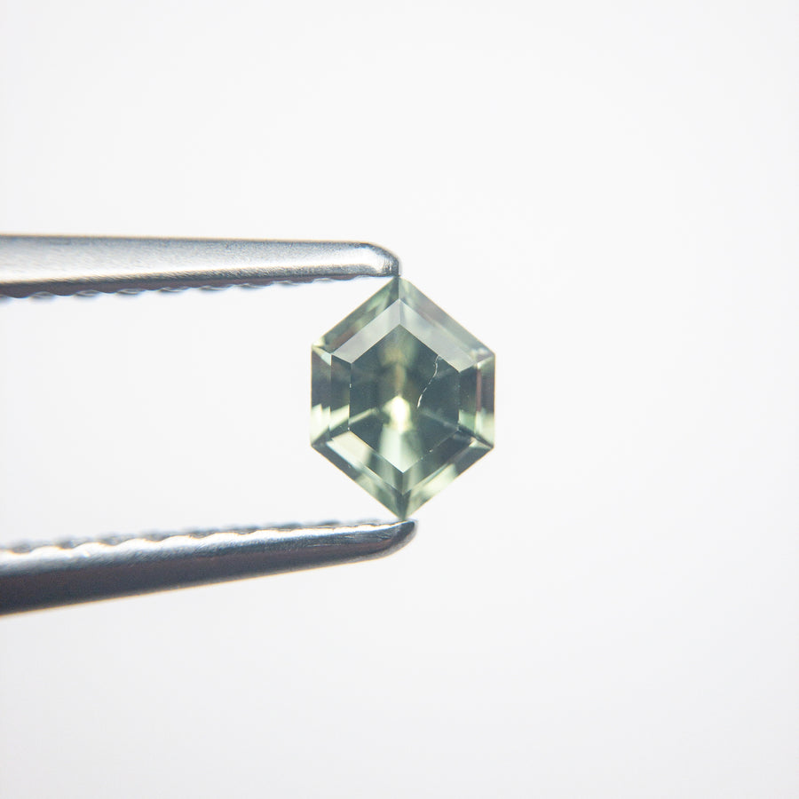 0.39ct 5.37x4.03x2.71mm Hexagon Step Cut Sapphire 18973-58 - Misfit Diamonds