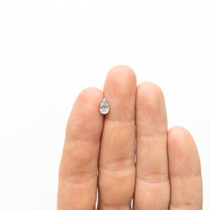 1.01ct 8.38x5.28x3.69mm GIA Fancy Grey Pear Brilliant 18982-01 - Misfit Diamonds