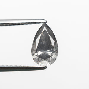1.13ct 8.91x5.39x3.81mm GIA Fancy Dark Grey Pear Brilliant 18984-01 - Misfit Diamonds