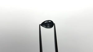 1.03ct 8.71x5.43x3.57mm Fancy Dark Grey Pear Brilliant 19913-16