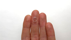 1.07ct 11.02x6.80x1.20mm Octagon Portrait Cut Sapphire 22418-01
