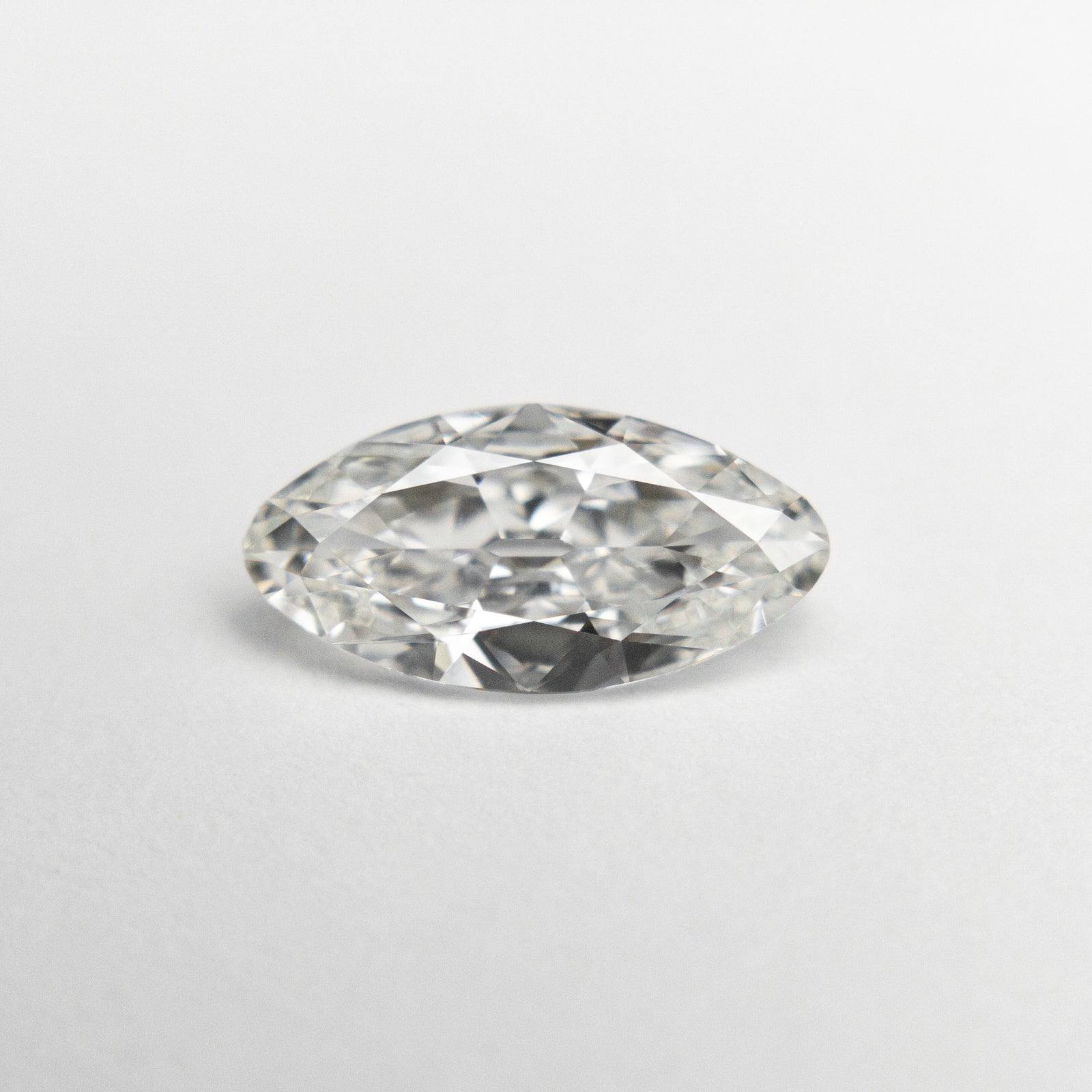 0.73ct 9.42x4.75x2.31mm GIA VVS1 G Moval Modern Antique Cut 19003-02 - Misfit Diamonds