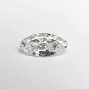 0.73ct 9.42x4.75x2.31mm GIA VVS1 G Moval Modern Antique Cut 19003-02 - Misfit Diamonds