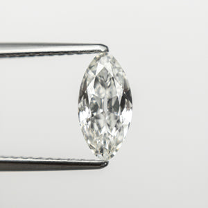 0.73ct 9.42x4.75x2.31mm GIA VVS1 G Moval Modern Antique Cut 19003-02 - Misfit Diamonds