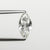 0.73ct 9.42x4.75x2.31mm GIA VVS1 G Moval Modern Antique Cut 19003-02 - Misfit Diamonds