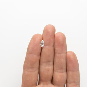 0.73ct 9.42x4.75x2.31mm GIA VVS1 G Moval Modern Antique Cut 19003-02 - Misfit Diamonds