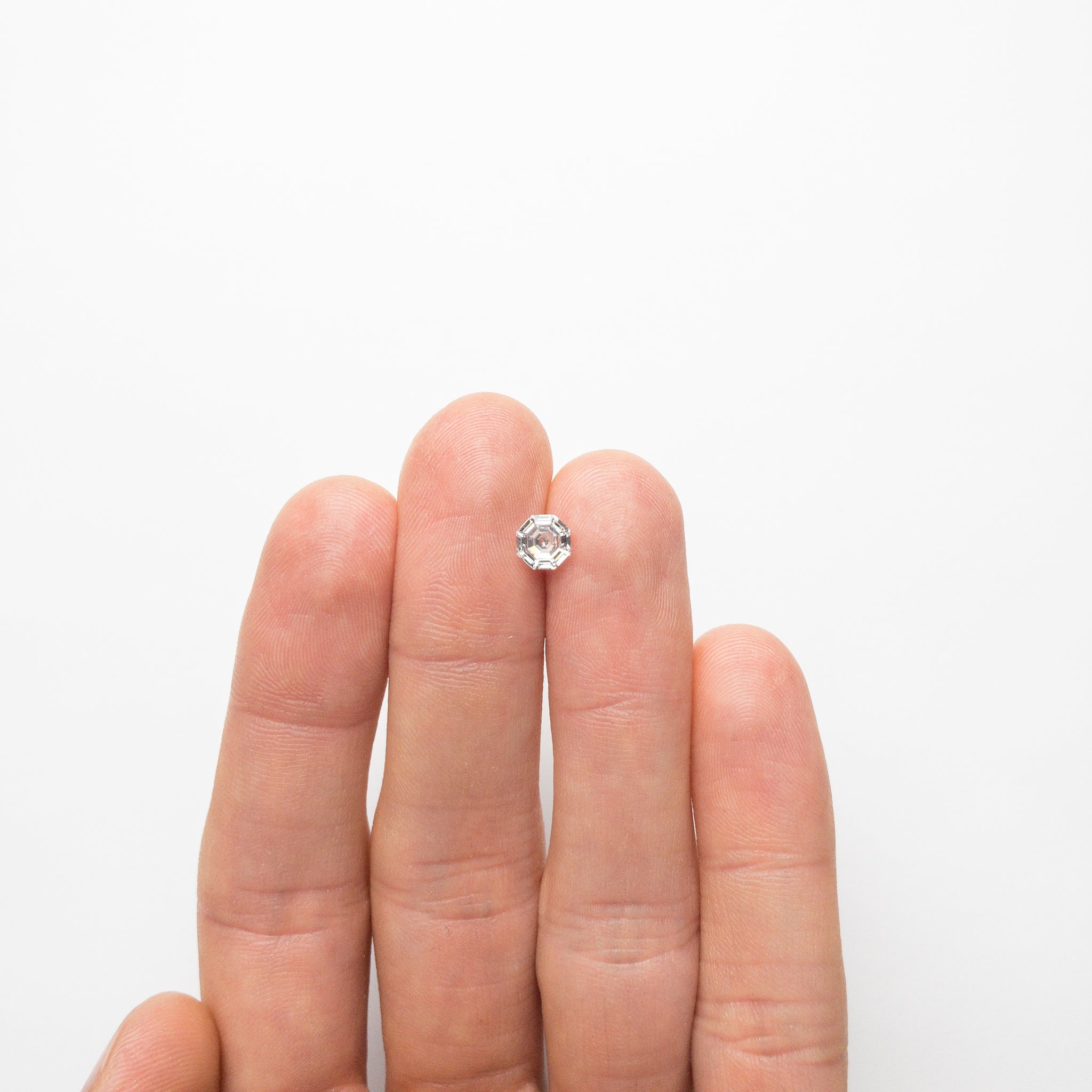 0.78ct 5.84x5.82x2.89mm VS1 E Octagon Step Cut 19011-01 - Misfit Diamonds
