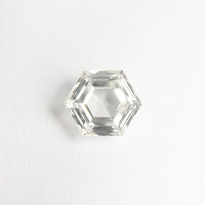 0.72ct 6.43x5.51x2.55mm VS2 J Hexagon Step Cut 19012-01 - Misfit Diamonds