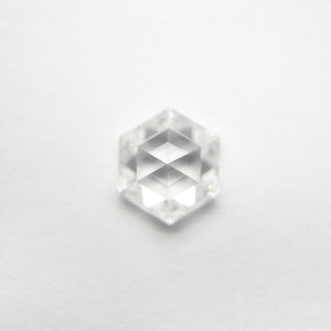0.85ct 6.27x5.51x3.16mm GIA VS2 F Hexagon Step Cut 19019-01 - Misfit Diamonds