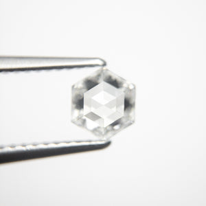 0.85ct 6.27x5.51x3.16mm GIA VS2 F Hexagon Step Cut 19019-01 - Misfit Diamonds