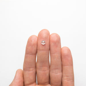 0.85ct 6.27x5.51x3.16mm GIA VS2 F Hexagon Step Cut 19019-01 - Misfit Diamonds