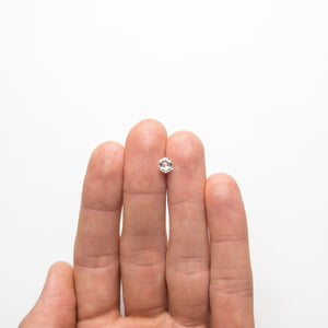 0.85ct 6.27x5.51x3.16mm GIA VS2 F Hexagon Step Cut 19019-01 - Misfit Diamonds