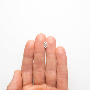 0.84ct 9.65x6.26x2.28mm GIA SI1 D Geo Marquise Step Cut 19021-01 - Misfit Diamonds