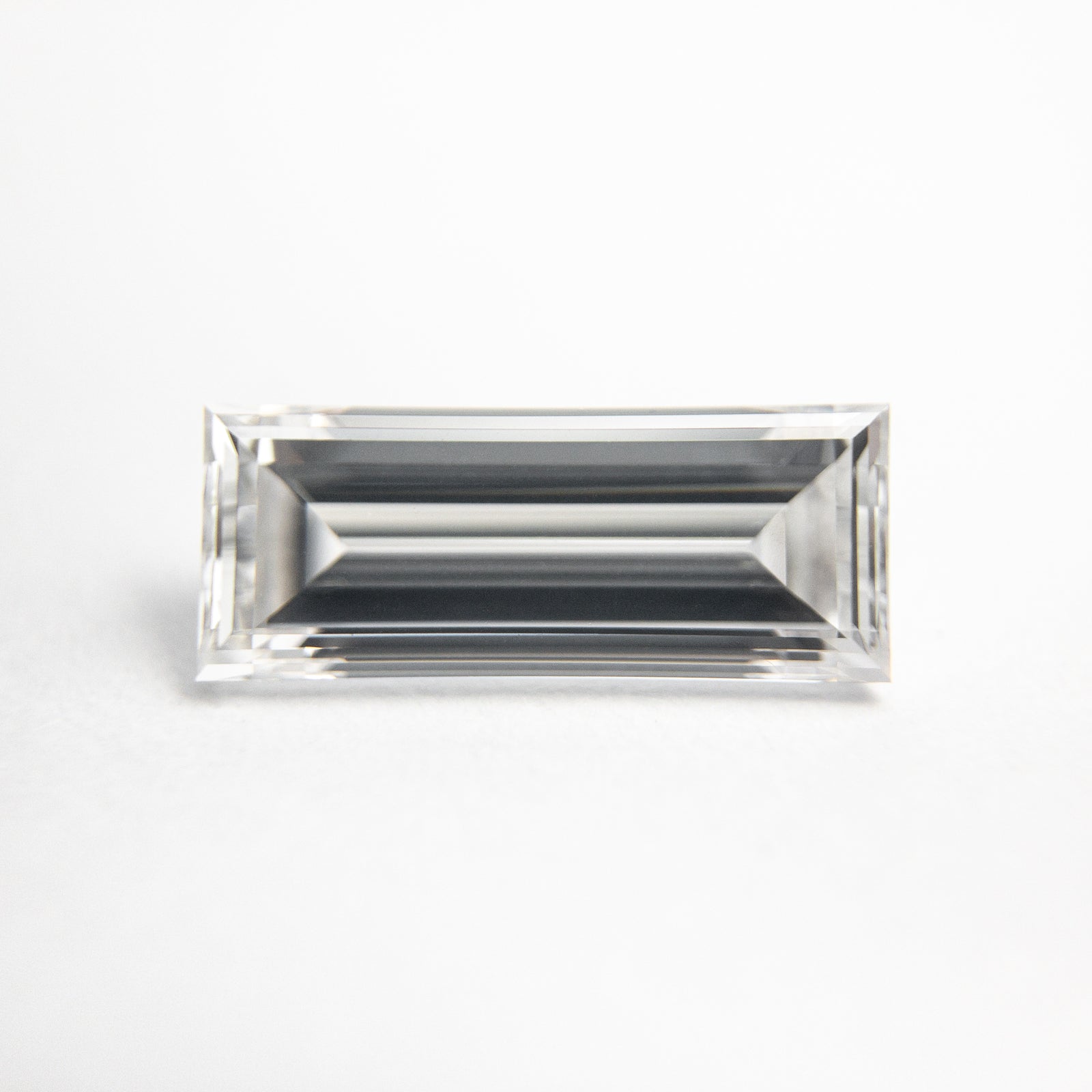 1.27ct 10.45x4.29x2.73mm GIA Internally Flawless F Baguette Step Cut 19035-01 - Misfit Diamonds