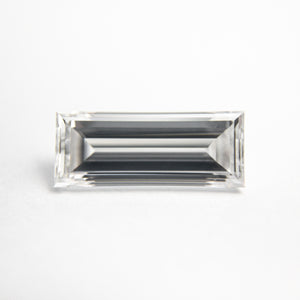 1.27ct 10.45x4.29x2.73mm GIA Internally Flawless F Baguette Step Cut 19035-01 - Misfit Diamonds