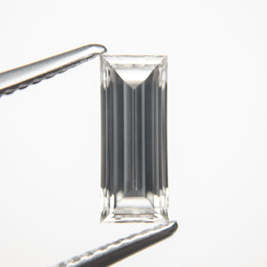 1.27ct 10.45x4.29x2.73mm GIA Internally Flawless F Baguette Step Cut 19035-01 - Misfit Diamonds