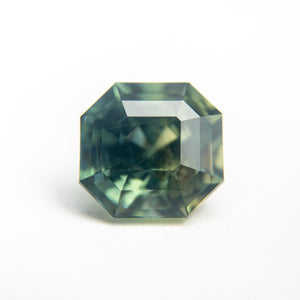 3.23ct 8.24x7.87x6.01mm Cut Corner Square Step Cut Sapphire 19040-01 - Misfit Diamonds