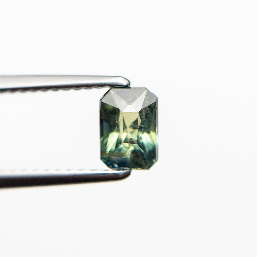 0.99ct 6.15x4.37x3.84mm Cut Corner Rectangle Brilliant Sapphire 19042-14 - Misfit Diamonds