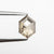 1.38ct 8.18x5.83x3.44mm Hexagon Rosecut 19048-16 - Misfit Diamonds