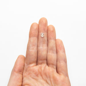 0.62ct 6.43x4.92x2.24mm Hexagon Rosecut 19056-08