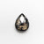 0.95ct 7.40x5.87x2.56mm Pear Rosecut 19062-18 - Misfit Diamonds