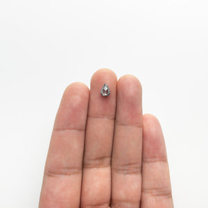 0.67ct 6.82x4.91x2.55mm Pear Rosecut 19062-33