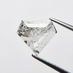 1.36ct 8.90x10.16x2.02mm Shield Rosecut 19067-02 - Misfit Diamonds
