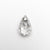 0.73ct 7.54x4.72x2.32mm Pear Double Cut 19067-19 - Misfit Diamonds