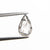 0.73ct 7.54x4.72x2.32mm Pear Double Cut 19067-19 - Misfit Diamonds