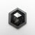3.22ct 11.12x9.60x3.79mm Hexagon Rosecut 19069-01 - Misfit Diamonds