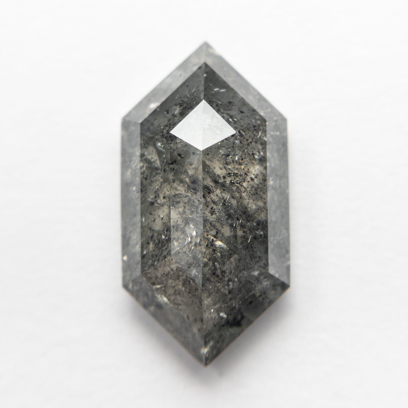 4.05ct 14.38x7.45x4.18mm Hexagon Rosecut 19069-05 - Misfit Diamonds
