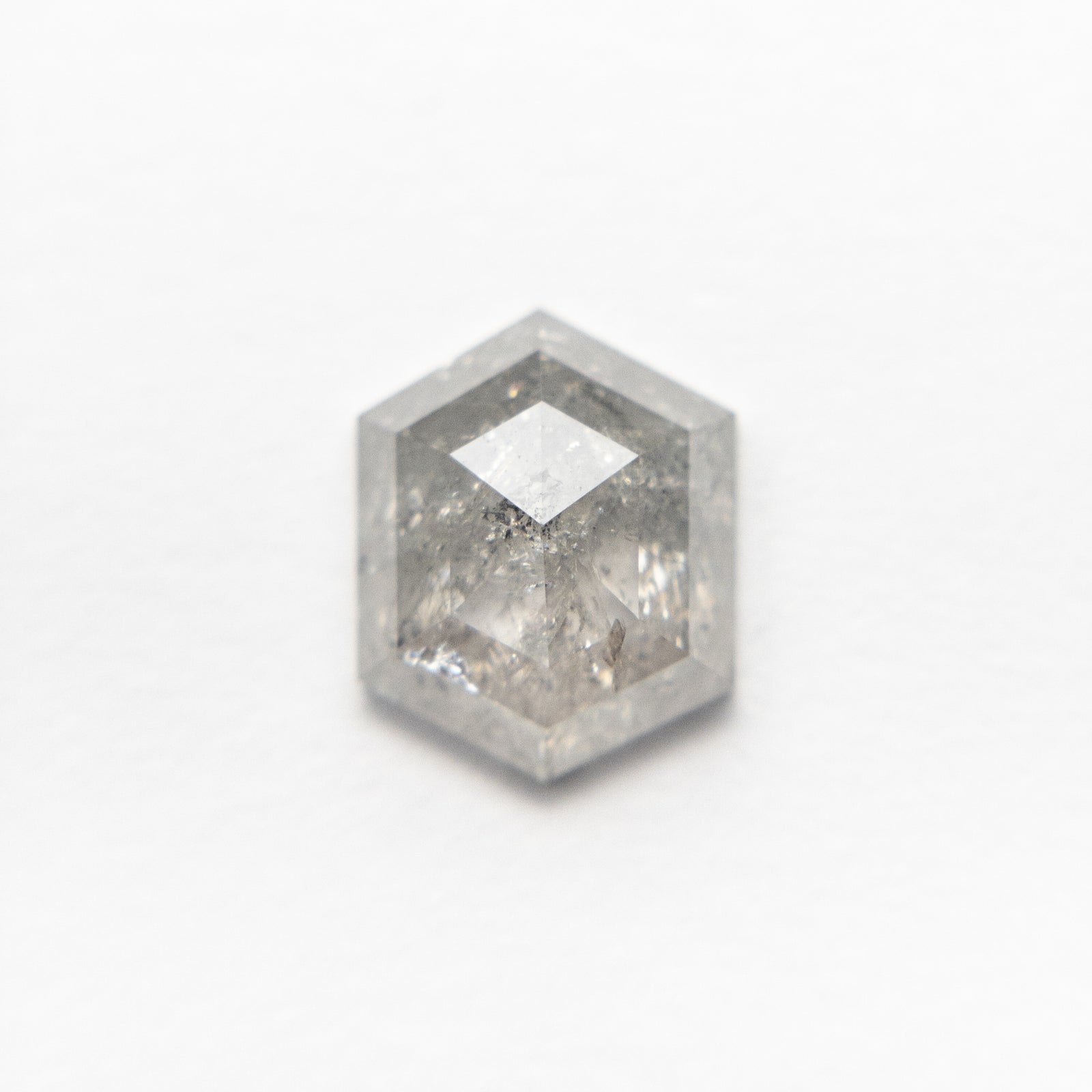 1.50ct 8.18x6.59x3.27mm Hexagon Rosecut 19069-12 - Misfit Diamonds