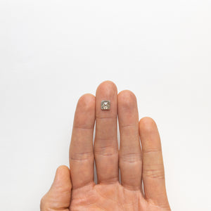 1.83ct 7.01x7.01x4.05mm Cut Corner Square Rosecut 19096-01
