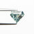 1.31ct 6.68x7.98x3.92mm Shield Step Cut Sapphire 19115-04 - Misfit Diamonds