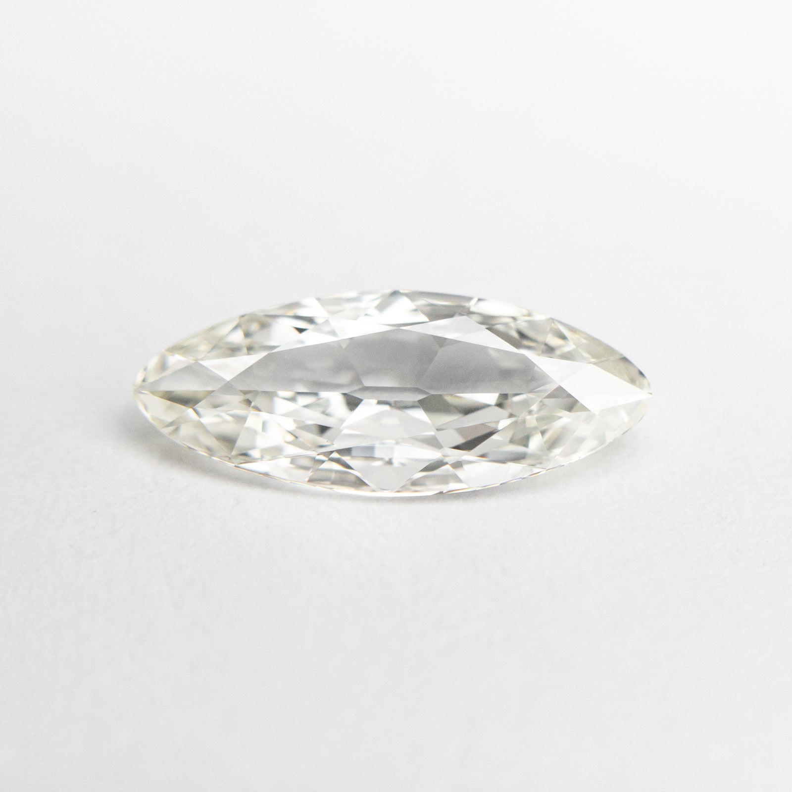 0.91ct 12.09x5.04x2.05mm VVS2 J-K Modern Antique Moval Brilliant 19127-01 - Misfit Diamonds