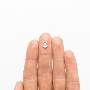 1.88ct 8.68x6.54x3.82mm Hexagon Rosecut 19143-04 - Misfit Diamonds