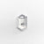 0.62ct 6.84x4.23x2.06mm Hexagon Rosecut 19143-08 - Misfit Diamonds