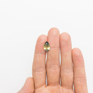 3.55ct 12.94x8.21x4.23mm Pear Brilliant Sapphire 19147-01 - Misfit Diamonds