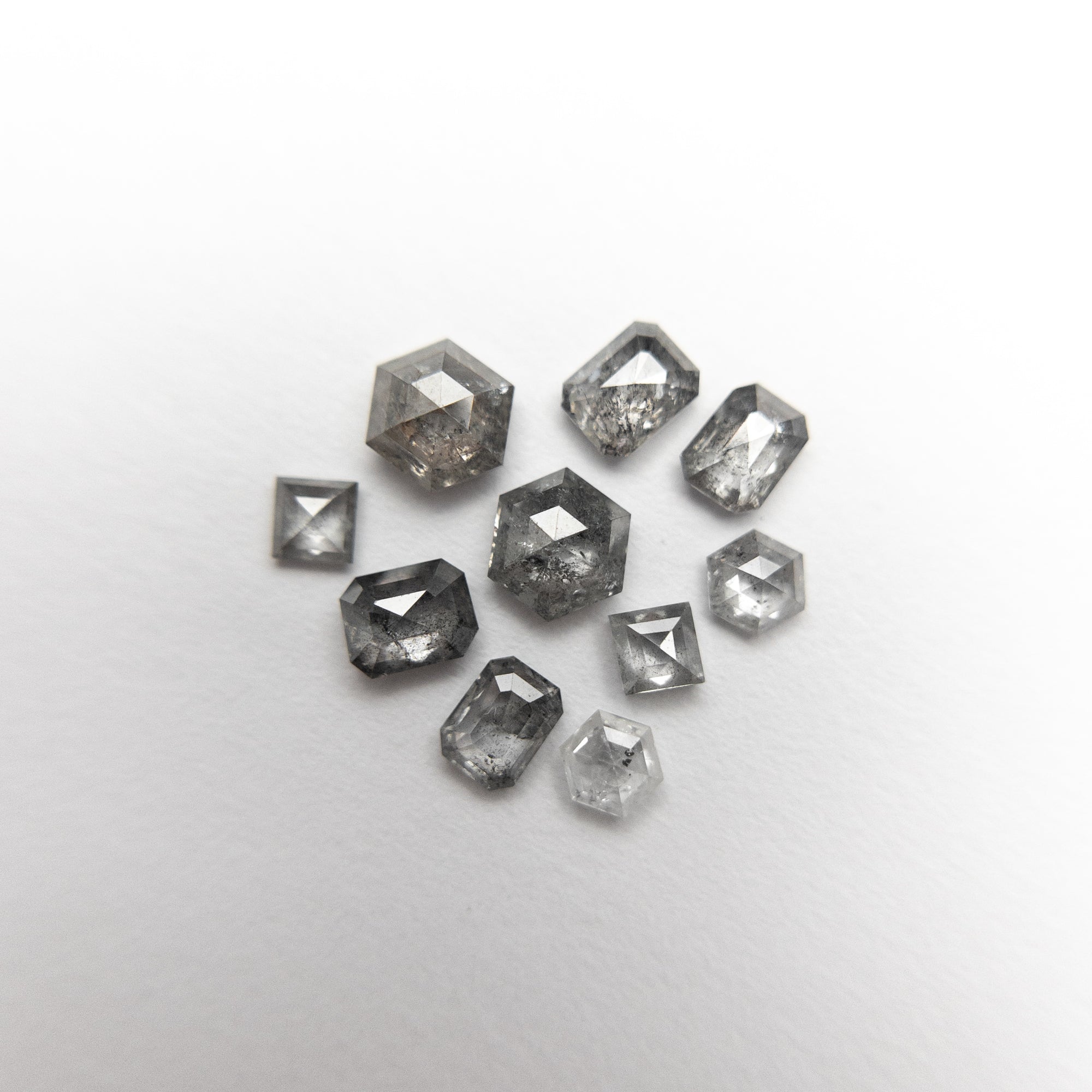 10pc 2.21cttw 5.12-2.63mm Assorted Shape Melee 19156-01 - Misfit Diamonds