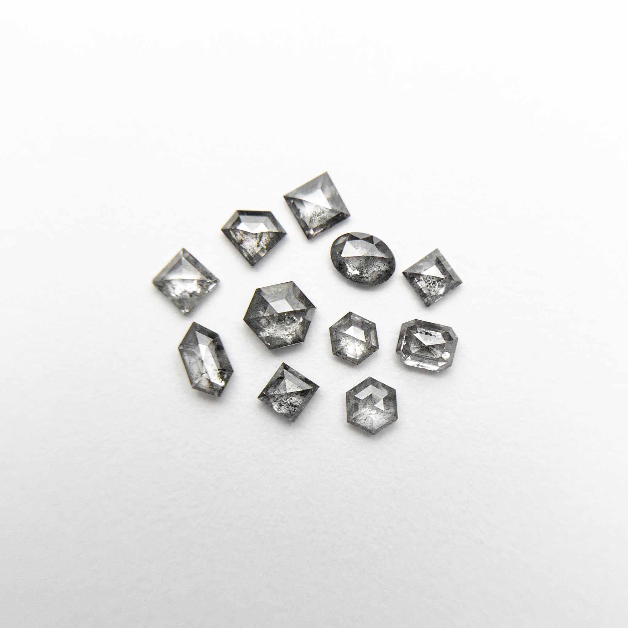 11pc 1.84cttw 4.87-2.64mm Assorted Shape Melee 19156-04 - Misfit Diamonds